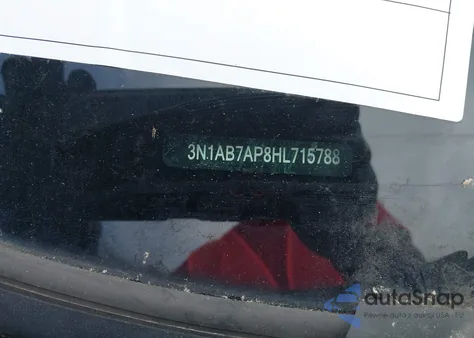 2017 Nissan Sentra Sv z USA, uszkodzony, nr VIN 3N1AB7AP8HL715788